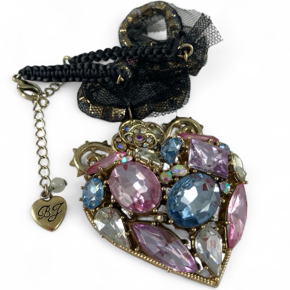 Betsey Johnson Heart Necklace